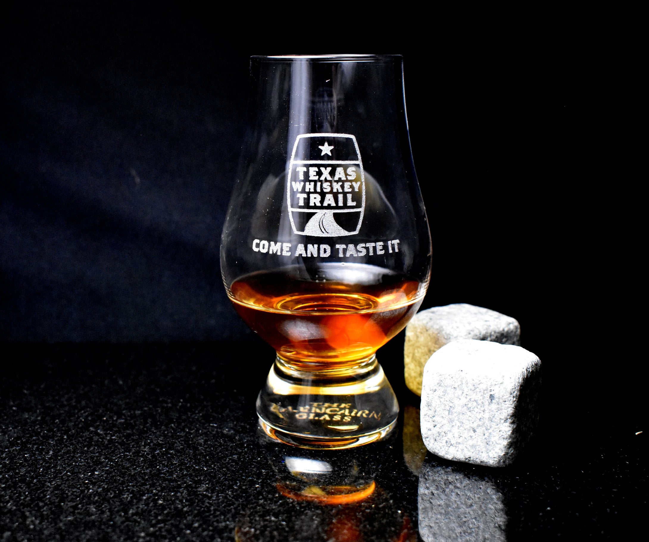 Official Texas Whiskey Trail Tasting Glass-come and taste it
