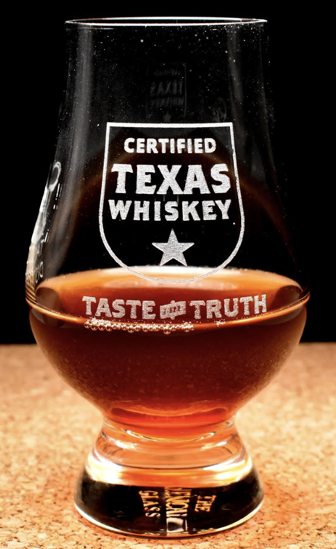 Certified Texas Whiskey Mini Tasting Glass-taste the truth